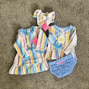 NWT - Rufflebutts swimsuit, coverup and bow!